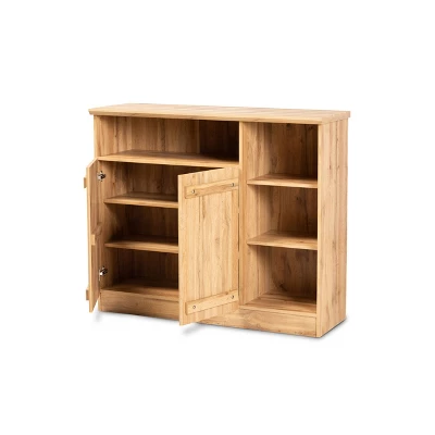 2 Door Eren Farmhouse Wood Dining Room Sideboard Buffet - Baxton Studio 1 2 Door Eren Farmhouse Wood Dining Room Sideboard Buffet - Baxton Studio