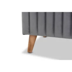 Hanley Velvet Fabric Upholstered And Wood Storage Ottoman - Baxton Studio 15 Hanley Velvet Fabric Upholstered And Wood Storage Ottoman - Baxton Studio -Baxton Studio GUEST d20912c3 42f0 4e6e a0b3 d0dc2e60b3d9