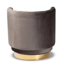 Saffi Velvet Upholstered Swivel Accent Chair - Baxton Studio 10 Saffi Velvet Upholstered Swivel Accent Chair - Baxton Studio -Baxton Studio GUEST d2a2519a 273e 4cc5 b63f e2fde82fe43b