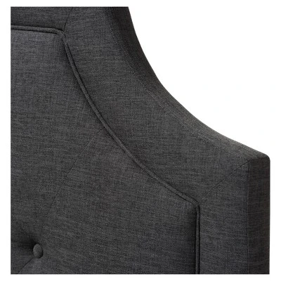 Mars Modern And Contemporary Fabric Headboard - Baxton Studio 2 Mars Modern And Contemporary Fabric Headboard - Baxton Studio - Image 2