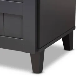 Shelf Wood Shoe Storage Cabinet With Drawer Glidden Finished Black - Baxton Studio 13 Shelf Wood Shoe Storage Cabinet With Drawer Glidden Finished Black - Baxton Studio -Baxton Studio GUEST d2c1fb8a 166e 42fd ae13 b293368a1e4f