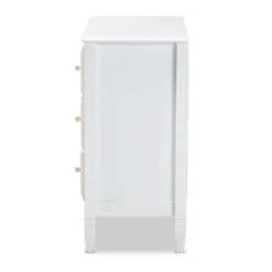 3 Drawer Naomi Wood Bedroom Chest White/Gold - Baxton Studio 10 3 Drawer Naomi Wood Bedroom Chest White/Gold - Baxton Studio -Baxton Studio GUEST d3e9ebfc 2597 4352 900c 26da069cdc0c