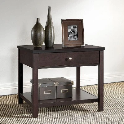 Nashua Modern Side Table Brown - Baxton Studio 1 Nashua Modern Side Table Brown - Baxton Studio