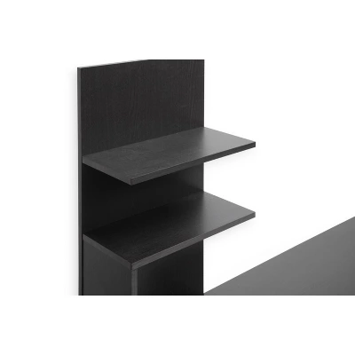 Armstrong Modern TV Stand For TVs Up To 60" Dark Brown - Baxton Studio 2 Armstrong Modern TV Stand For TVs Up To 60" Dark Brown - Baxton Studio - Image 2