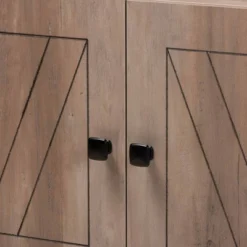 51.8" 3 Tier Derek Wood Bookcase Oak - Baxton Studio 9 51.8" 3 Tier Derek Wood Bookcase Oak - Baxton Studio -Baxton Studio GUEST d585ba19 4268 458d b73f 2b1845b982ce