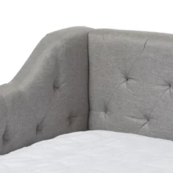 Twin Perry Modern And Contemporary Fabric Daybed With Trundle Light Gray - Baxton Studio 15 Twin Perry Modern And Contemporary Fabric Daybed With Trundle Light Gray - Baxton Studio -Baxton Studio GUEST d5afca0d 183b 42d6 9620 f61a62e819c0