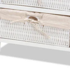 Madelia Wood 1 Drawer Storage Unit White - Baxton Studio 15 Madelia Wood 1 Drawer Storage Unit White - Baxton Studio -Baxton Studio GUEST d6c2f390 7118 4aca a903 c5d4226c838e