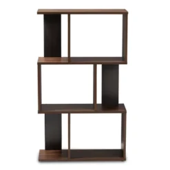40.2" Legende Finished Display Bookcase Brown/Dark Gray - Baxton Studio 9 40.2" Legende Finished Display Bookcase Brown/Dark Gray - Baxton Studio -Baxton Studio GUEST d9818455 d0c9 423a 9918 d52c27b7b39b