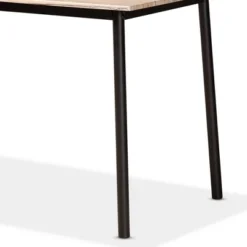 5pc Carmen Wood And Metal Dining Set Oak Brown/Dark Brown - Baxton Studio 13 5pc Carmen Wood And Metal Dining Set Oak Brown/Dark Brown - Baxton Studio -Baxton Studio GUEST dafca0c4 db64 4b92 94b7 7f742ad159aa