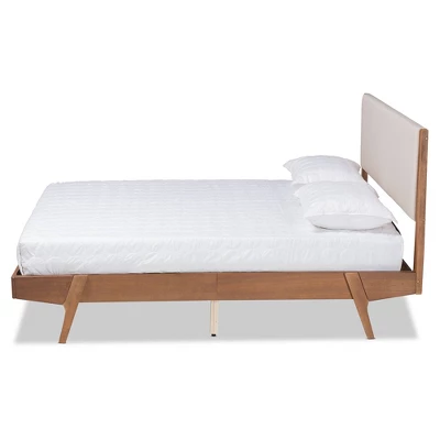 Senna Wood Platform Bed - Baxton Studio 1 Senna Wood Platform Bed - Baxton Studio