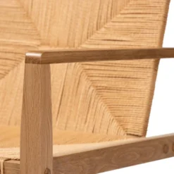 Delaney Wood Hemp Accent Chair Oak Brown - Baxton Studio 18 Delaney Wood Hemp Accent Chair Oak Brown - Baxton Studio -Baxton Studio GUEST dbd80f1b 2fc1 46cb ab4f 5c90a7113dc9