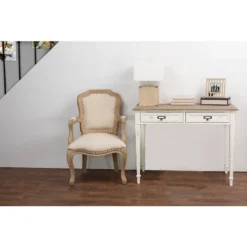 Dauphine Traditional French Accent Writing Desk White/Light Brown - Baxton Studio 7 Dauphine Traditional French Accent Writing Desk White/Light Brown - Baxton Studio -Baxton Studio GUEST dc79df73 e442 4e9f 8f2b 4f6f2a6379b2