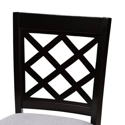 5pc Alora Espresso Wood - Baxton Studio 5 5pc Alora Espresso Wood - Baxton Studio - Image 5