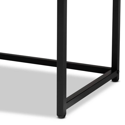 Ardon Bohemian Wood And Metal 2 Door Storage Cabinet With Rattan Light Brown/Black - Baxton Studio 5 Ardon Bohemian Wood And Metal 2 Door Storage Cabinet With Rattan Light Brown/Black - Baxton Studio - Image 5