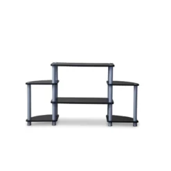 Orbit And Silver 3 Tier TV Stand For TVs Up To 40" Black/Silver - Baxton Studio 5 Orbit And Silver 3 Tier TV Stand For TVs Up To 40" Black/Silver - Baxton Studio -Baxton Studio GUEST df26776e 931d 49da ab4f bf545a3f234a