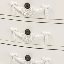 Callen Wood 4 Drawer Nightstand White - Baxton Studio -Baxton Studio GUEST df51665f 915e 4c90 88eb e53ce7c65cff