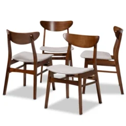 Set Of 4 Parlin Dining Chair - Baxton Studio -Baxton Studio GUEST e11cace0 e676 4ca8 b013 324fa35312c3
