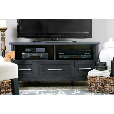 Espresso Finished 3 Drawers TV Stand For TVs Up To 47" Dark Brown - Baxton Studio 1 Espresso Finished 3 Drawers TV Stand For TVs Up To 47" Dark Brown - Baxton Studio