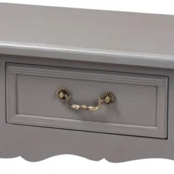Capucine Finished Wood 2 Drawer Console Table Gray - Baxton Studio 12 Capucine Finished Wood 2 Drawer Console Table Gray - Baxton Studio -Baxton Studio GUEST e1f606fb 06ce 4e93 9b46 4850706acb03