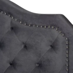 Samantha Velvet Upholstered Button Tufted Bed - Baxton Studio 11 Samantha Velvet Upholstered Button Tufted Bed - Baxton Studio -Baxton Studio GUEST e273e7bc ad19 41af b326 71ab86420c5c