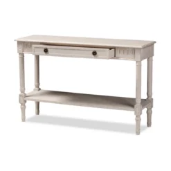 Ariella Whitewashed 1 Drawer Console Table White - Baxton Studio 19 Ariella Whitewashed 1 Drawer Console Table White - Baxton Studio -Baxton Studio GUEST e40e3eca 94a7 4685 b0f5 3132a238042a