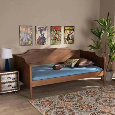 Twin Alya Wood Daybed - Baxton Studio 5 Twin Alya Wood Daybed - Baxton Studio - Image 5
