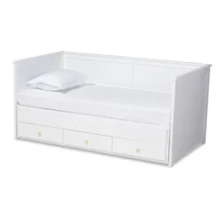 Twin To King Thomas Expandable Daybed With Storage Drawers - Baxton Studio 27 Twin To King Thomas Expandable Daybed With Storage Drawers - Baxton Studio -Baxton Studio GUEST e4ff6bbd 245d 4fc7 bef3 feffd1e963c0