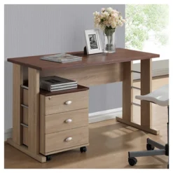 Woodrow Writing Desk - Baxton Studio -Baxton Studio GUEST e75af85b 49f2 40e4 a140 eb59f7381292