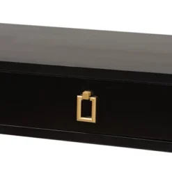 Madan Wood And Metal 2 Drawer Console Table Black/Gold - Baxton Studio 13 Madan Wood And Metal 2 Drawer Console Table Black/Gold - Baxton Studio -Baxton Studio GUEST e853b361 b6d7 474a 97c4 dd3c508d7cfa