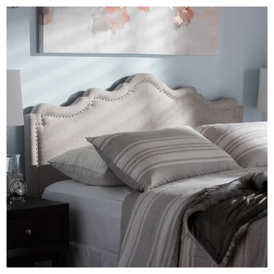 Nadeen Modern And Contemporary Fabric Headboard - Baxton Studio 4 Nadeen Modern And Contemporary Fabric Headboard - Baxton Studio - Image 4