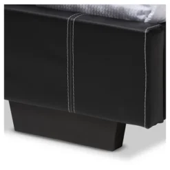 Full Atlas Modern And Contemporary Faux Leather Platform Bed Black - Baxton Studio -Baxton Studio GUEST e8ec4ca7 cdff 48a8 a264 37456349185e