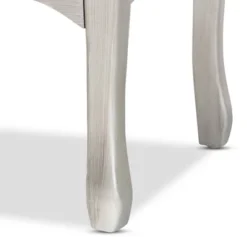 Eliya Brushed Wood 3 Drawer Storage Cabinet Silver - Baxton Studio -Baxton Studio GUEST ea5be848 0c76 4ece 9c54 7689ef0217d3