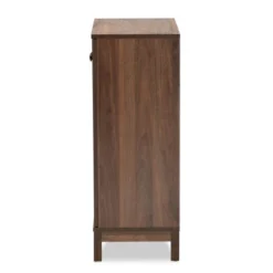 2 Door Nissa Wood Shoe Storage Cabinet Walnut Brown - Baxton Studio 10 2 Door Nissa Wood Shoe Storage Cabinet Walnut Brown - Baxton Studio -Baxton Studio GUEST eb65ce63 6458 4791 babd 2e127ededbde