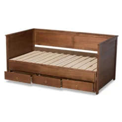 Twin To King Thomas Expandable Daybed With Storage Drawers - Baxton Studio 19 Twin To King Thomas Expandable Daybed With Storage Drawers - Baxton Studio -Baxton Studio GUEST ec7b01b8 071b 4d5e 87fb 4bdbebeaf344