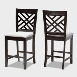 Set Of 2 Caron Finished Wood Counter Height Pub Chairs - Baxton Studio 14 Set Of 2 Caron Finished Wood Counter Height Pub Chairs - Baxton Studio -Baxton Studio GUEST edc73e51 3d4f 4ff9 ab52 54d96bbdf589