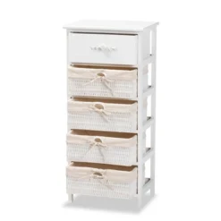 Madelia Wood 1 Drawer Storage Unit White - Baxton Studio 12 Madelia Wood 1 Drawer Storage Unit White - Baxton Studio -Baxton Studio GUEST f0ada5b3 e3f4 4995 9b7f c8d020948be0