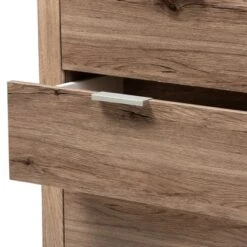 Laverne Modern And Contemporary Oak Finished 4 Drawer Chest Brown - Baxton Studio -Baxton Studio GUEST f112486a b921 4a4c 955a ef3dc21852e6