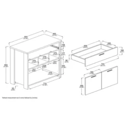 Ranger Two-Tone And Wood 1 Drawer Sideboard Buffet Rustic Brown/Gray - Baxton Studio 13 Ranger Two-Tone And Wood 1 Drawer Sideboard Buffet Rustic Brown/Gray - Baxton Studio -Baxton Studio GUEST f56a1f34 1221 4622 81fe dbe047438950