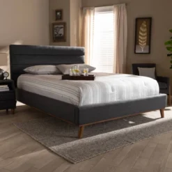 Erlend Platform Bed - Baxton Studio -Baxton Studio GUEST f67ef1e5 285e 40bd 9b18 955dcdcffdc4