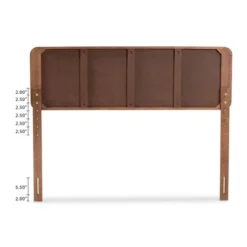 Artemis Walnut Finished Wood Platform Bed Brown - Baxton Studio -Baxton Studio GUEST f6810256 0d19 4fba 8517 0ed3e12019ac