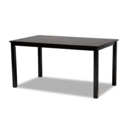 7pc Salem Fabric Upholstered And Wood Dining Set - Baxton Studio -Baxton Studio GUEST f6bc0d79 19ab 41e0 a046 6fb2ca07b6b3