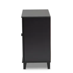 Shelf Wood Shoe Storage Cabinet Glidden Finished Dark Gray - Baxton Studio 15 Shelf Wood Shoe Storage Cabinet Glidden Finished Dark Gray - Baxton Studio -Baxton Studio GUEST f8049300 4c21 4e7f b475 f1e5b52261a4
