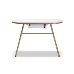 Mabel Metal Console Table With Faux Marble Tabletop Gold - Baxton Studio 10 Mabel Metal Console Table With Faux Marble Tabletop Gold - Baxton Studio -Baxton Studio GUEST f97bef0c 03cf 44a8 bcf8 4b4418c6198e