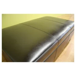 Gallo Leather Storage Ottoman Dark Brown - Baxton Studio 5 Gallo Leather Storage Ottoman Dark Brown - Baxton Studio -Baxton Studio GUEST fb1bee48 67f3 4769 8d31 22fda3b7409e