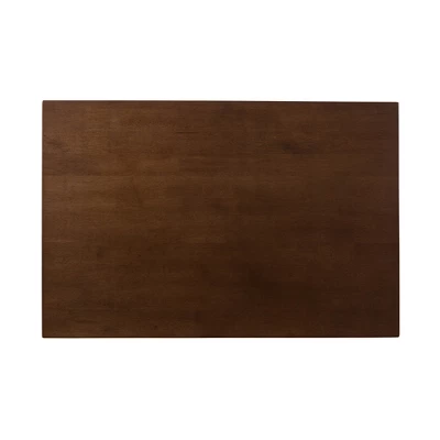 5pc Nadine Modern And Contemporary Walnut Finished Fabric Upholstered Dining Set Light Gray, Brown - Baxton Studio 2 5pc Nadine Modern And Contemporary Walnut Finished Fabric Upholstered Dining Set Light Gray, Brown - Baxton Studio - Image 2