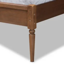 King Elston Wood And Synthetic Rattan Platform Bed Brown/Ash Walnut - Baxton Studio 10 King Elston Wood And Synthetic Rattan Platform Bed Brown/Ash Walnut - Baxton Studio -Baxton Studio GUEST fc68f053 5792 44ab 821d fb81ace96524