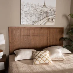Monroe Modern And Rustic Wood Headboard Walnut - Baxton Studio 11 Monroe Modern And Rustic Wood Headboard Walnut - Baxton Studio -Baxton Studio GUEST fcca2a5b 888e 442c ae79 4bcbe02a34fc