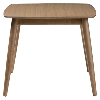 Edna Mid-Century Modern French Oak Light Brown Finishing Wood Dining Table - Baxton Studio 2 Edna Mid-Century Modern French Oak Light Brown Finishing Wood Dining Table - Baxton Studio - Image 2