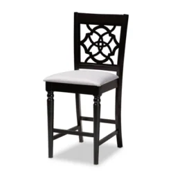 5pc Arden Upholstered Wood Pub Counter Height Dining Set Gray/Espresso - Baxton Studio 12 5pc Arden Upholstered Wood Pub Counter Height Dining Set Gray/Espresso - Baxton Studio -Baxton Studio GUEST ff26ace7 9477 4680 a34f f9310b0e0727